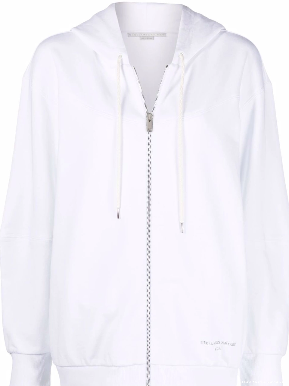Stella Women plaque drawstring hoodie logo McCartney 0702
